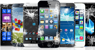 Phone cracked screen repair
